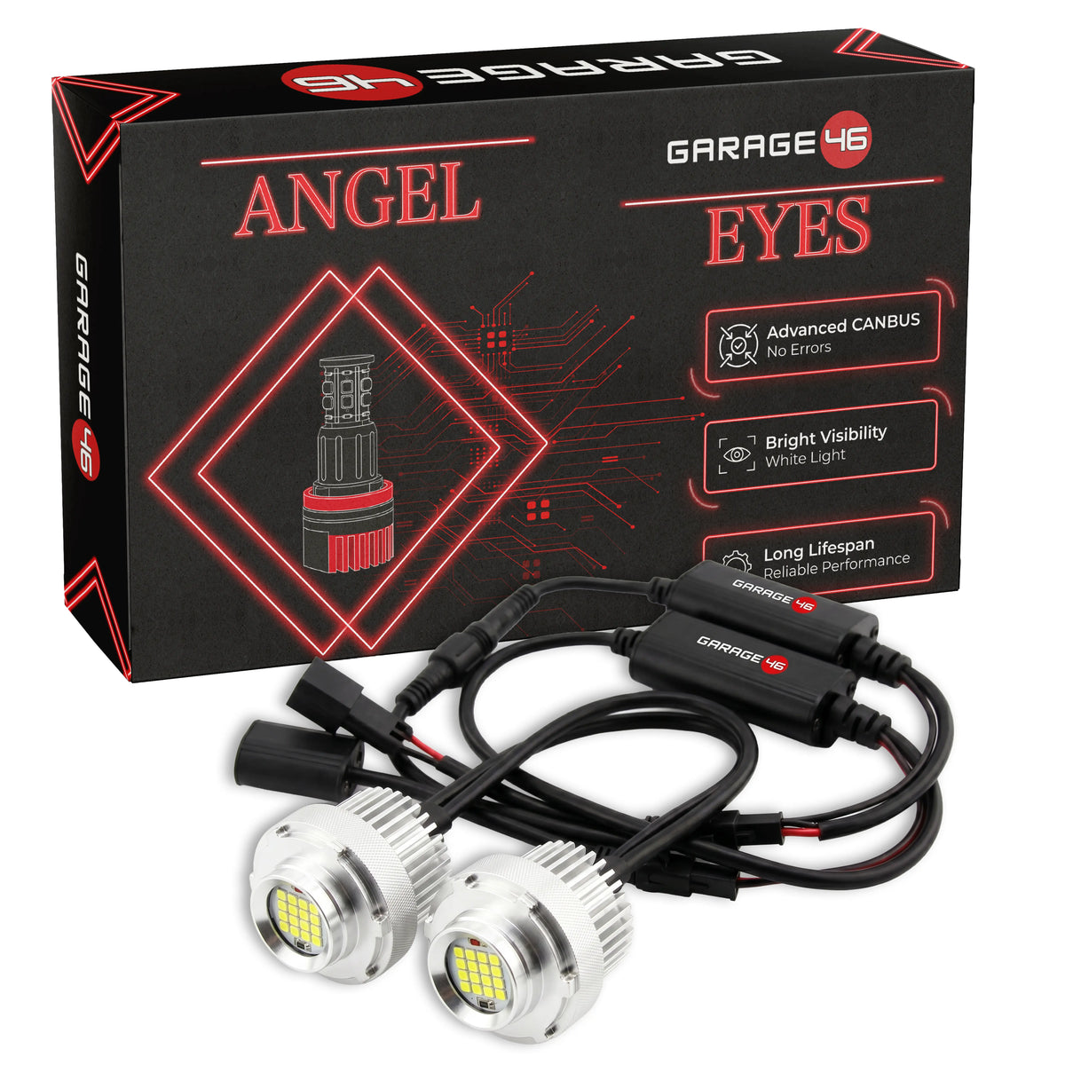 Becuri LED Angel Eyes BMW E60 LCI 160W Garage46