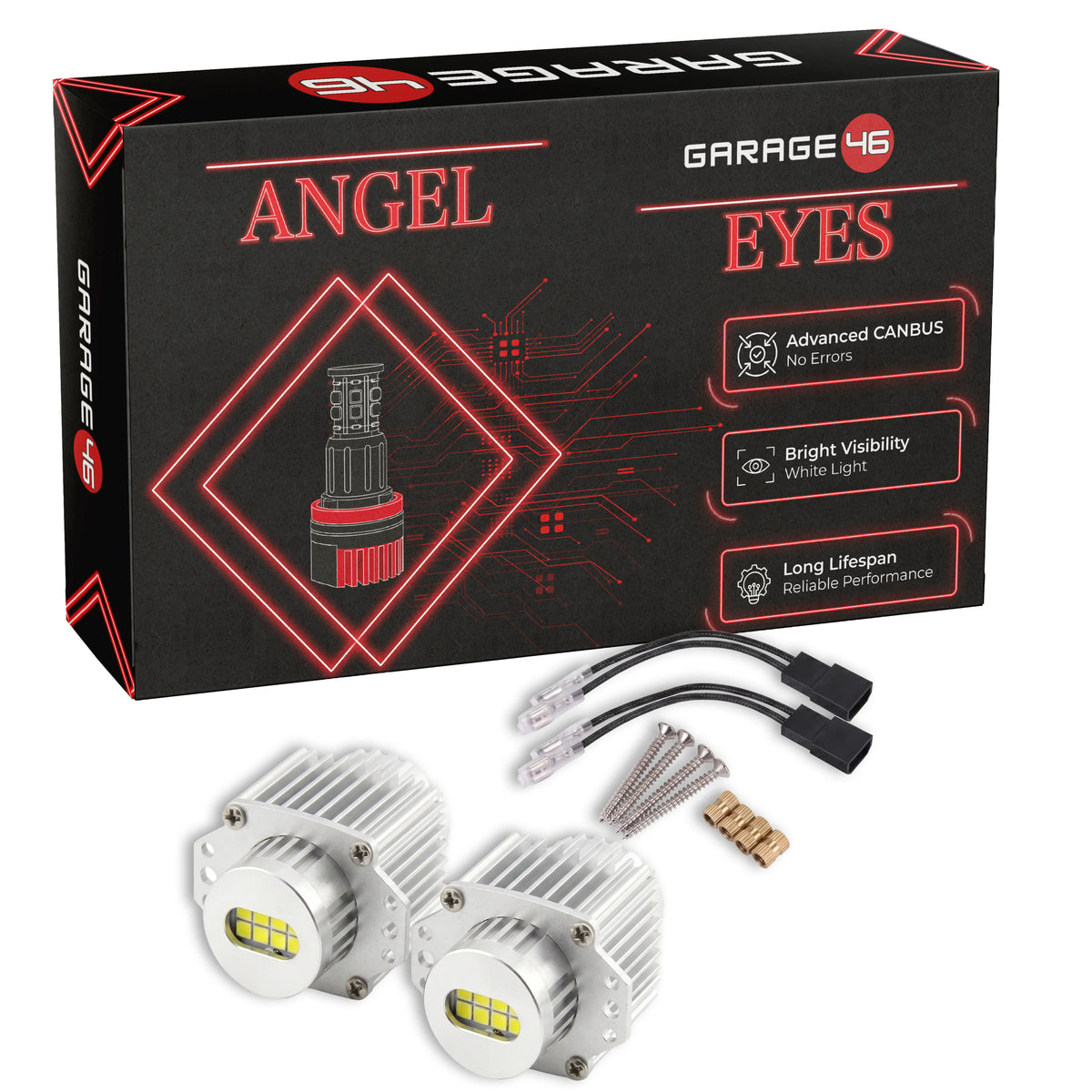 Becuri LED Angel Eyes BMW E90 80W Garage46
