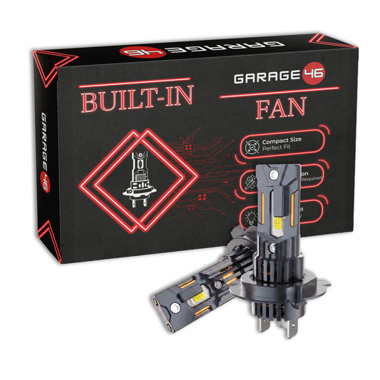 Becuri LED H4 Q1 Garage46 pentru faruri auto